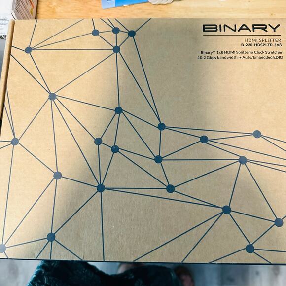 Binary 230 Series 1x8 HDMI Splitter & Clock Stretcher (B-230-HDSPLTR-1x8) NIB - Picture 3 of 10